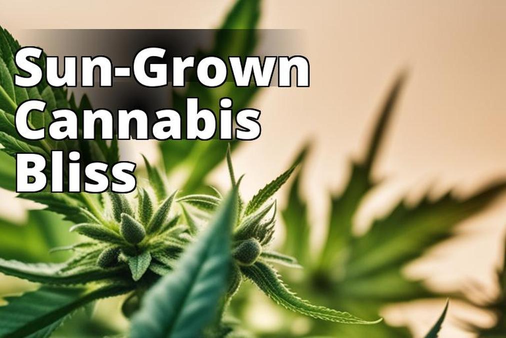 The featured image for this article should be a well-lit outdoor marijuana garden with healthy plant
