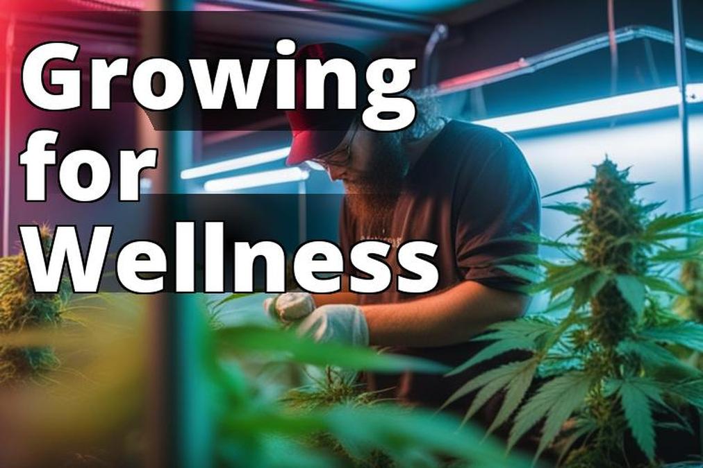 The featured image for this article should show a person tending to their marijuana plants in a grow