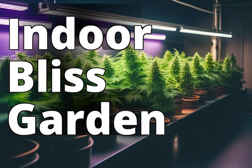The featured image should be a serene indoor marijuana garden with healthy plants